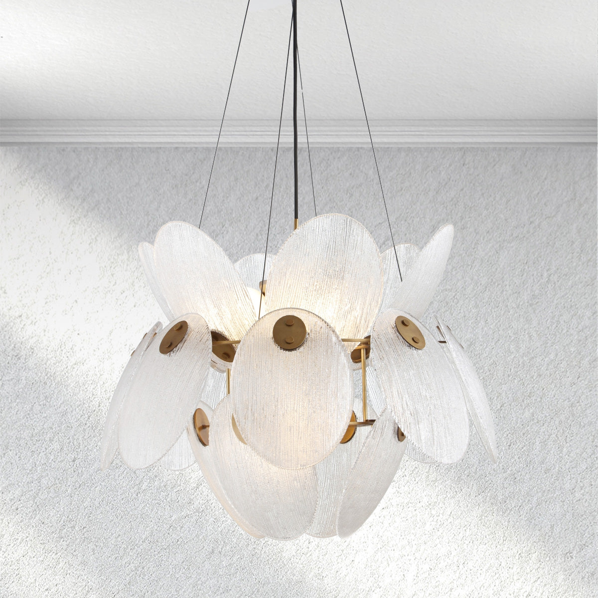 Furnviro Snow Chandelier