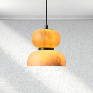 Halo Eterna Alabaster Pendant – Small Ring
