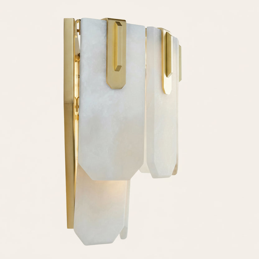 Nadia Alabaster LED Sconce