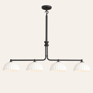 Enzo 42" Glass Linear Chandelier