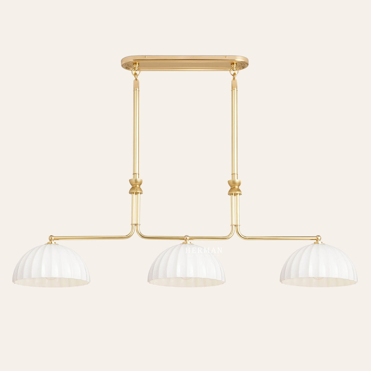 Enzo 60" 3-Light Linear Chandelier