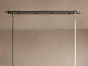 Daphne Fabric Linear Chandelier