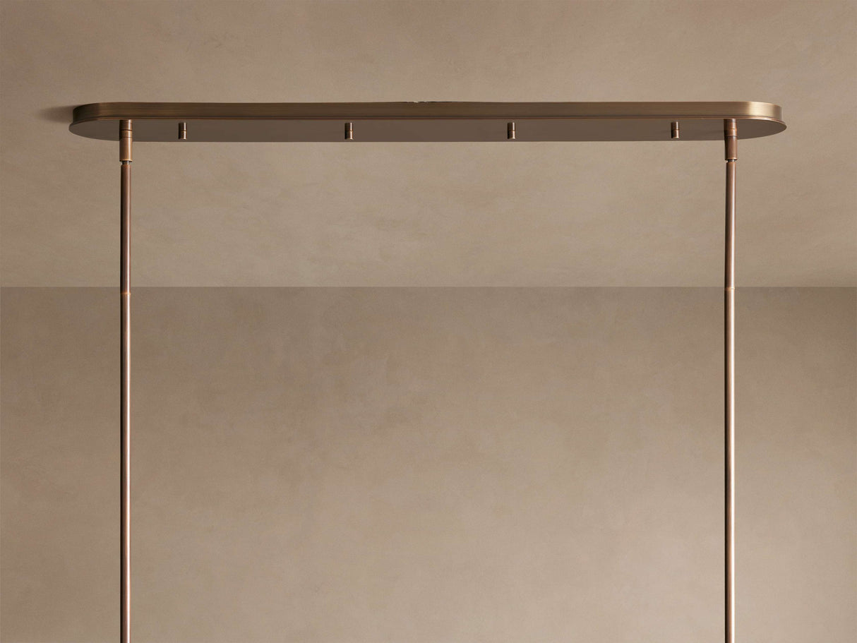 Daphne Fabric Linear Chandelier