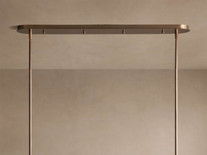 Daphne Fabric Linear Chandelier