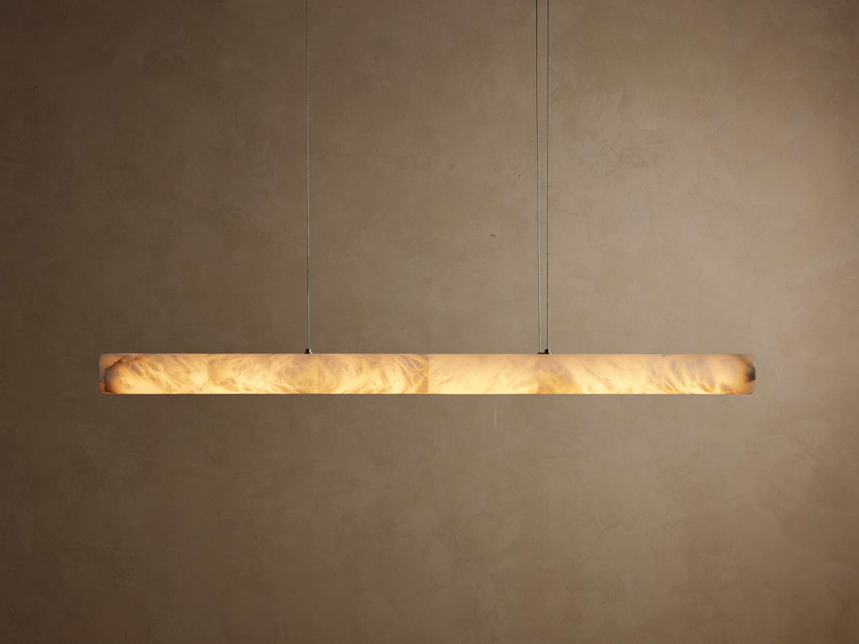Halima Alabaster Linear Chandelier