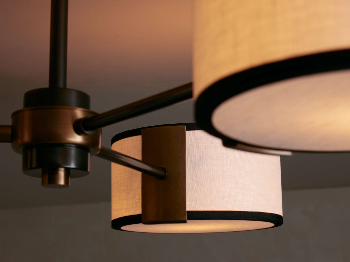 Daphne Fabric Flush Mount