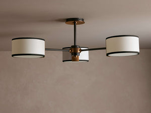 Daphne Fabric Flush Mount