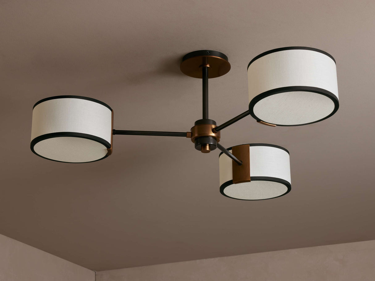 Daphne Fabric Flush Mount