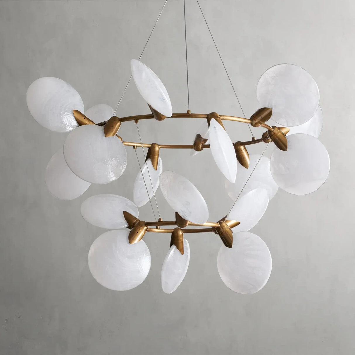 Lylo 2-Tiered Halo Chandelier