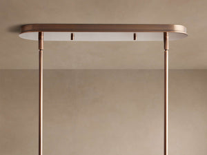 Daphne Fabric Linear Chandelier