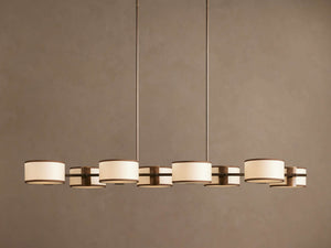 Daphne Fabric Linear Chandelier