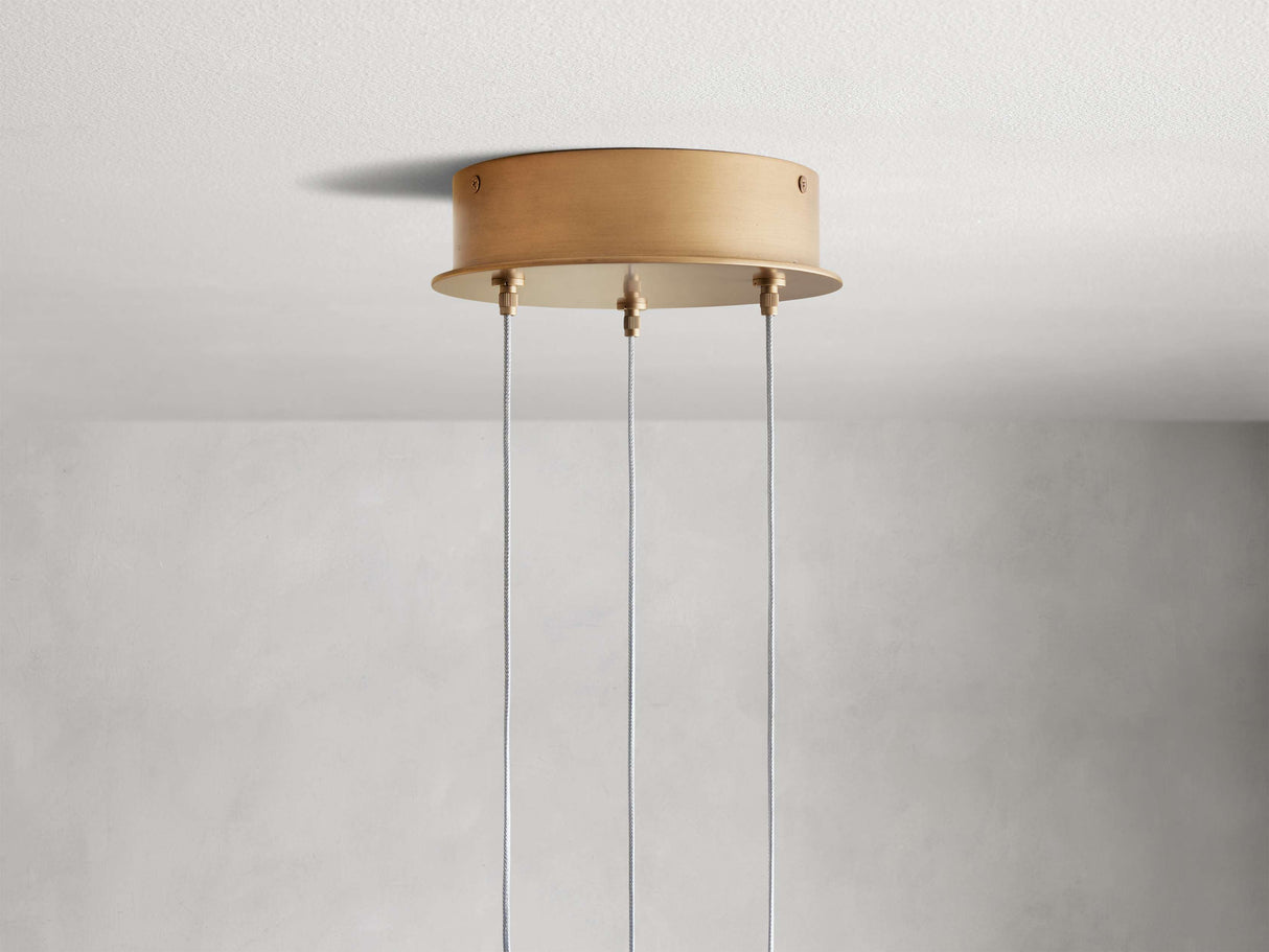Arica Alabaster Round Chandelier