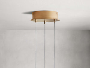 Arica Alabaster Round Chandelier