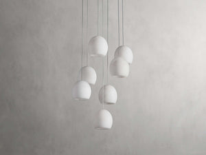 Arica Alabaster Round Chandelier