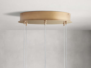 Arica Alabaster Round Chandelier