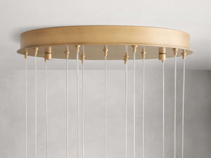 Arica Alabaster Round Chandelier