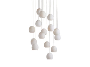 Arica Alabaster Round Chandelier