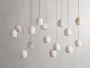 Arica Alabaster Rectangular Chandelier
