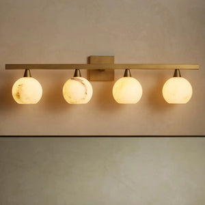 Arica Alabaster Sconce 4 Light