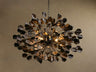 Lunaria Ceramic Leaves Chandelier 42''D