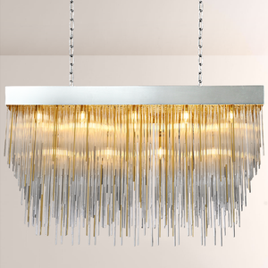 Fall Rectangle Chandelier 54"