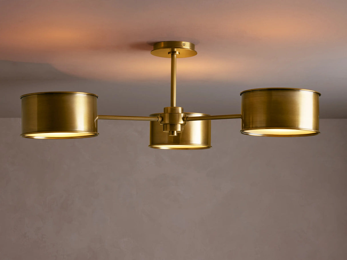 Daphne Metal Flush Mount