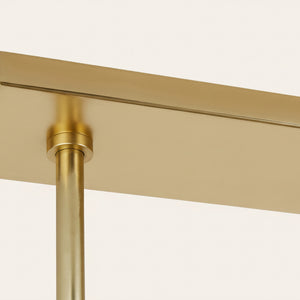 Nadia Glass Linear Chandelier 42" Width