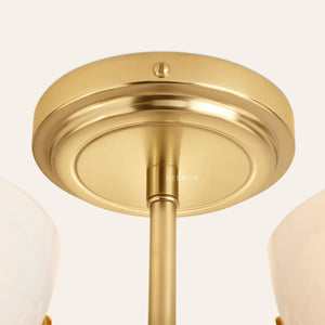 Argus Glass Semi-Flush Mount