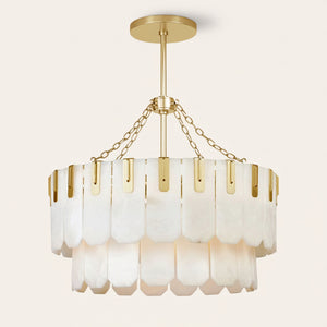 Nadia Alabaster Chandelier 30" 41"