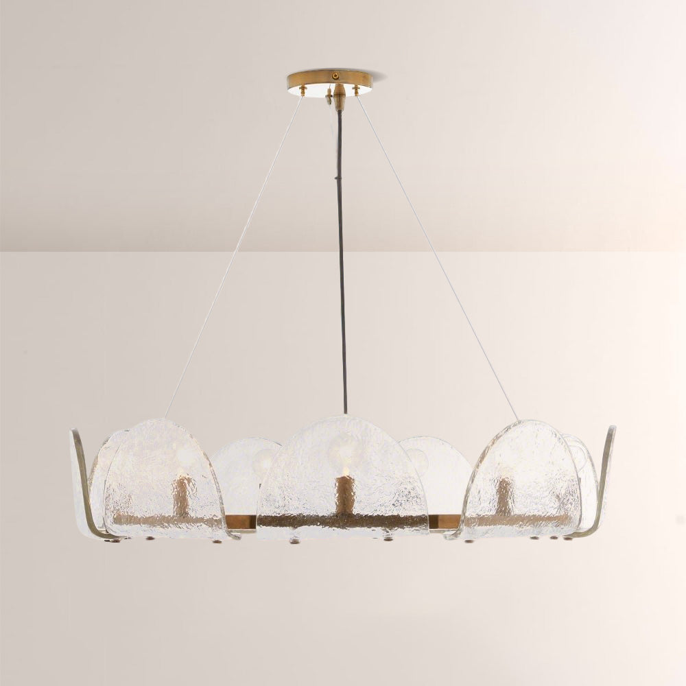 Mendez Glass Round Chandelier