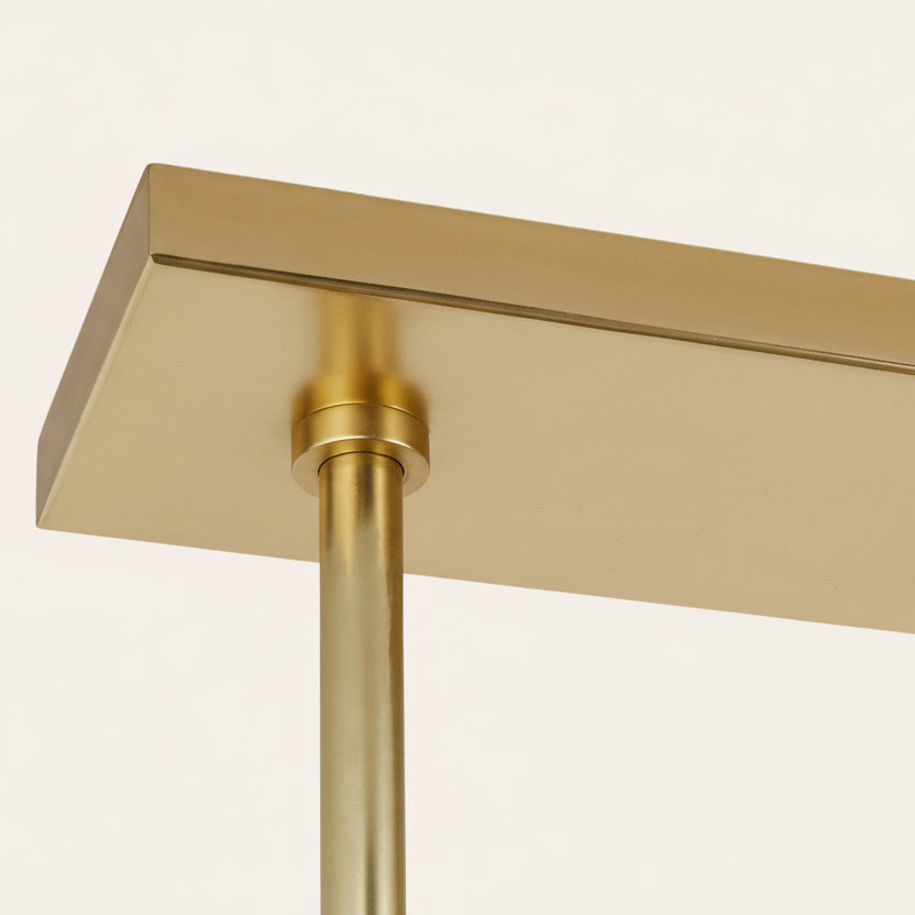 Nadia Alabaster Linear Chandelier 42" Width