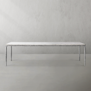 Thaddeus Marble Rectangular Dining Table