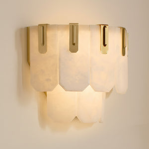 Nadia Alabaster LED Sconce