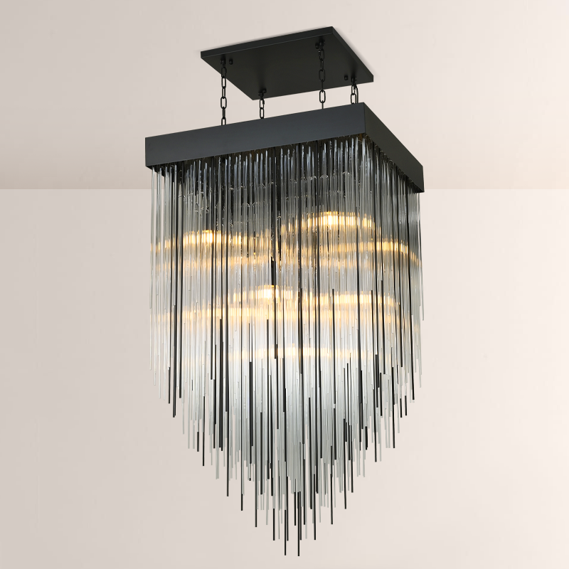 Fall Square Chandelier 30"