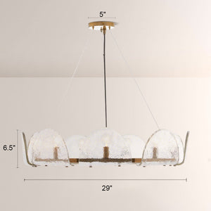 Mendez Glass Round Chandelier