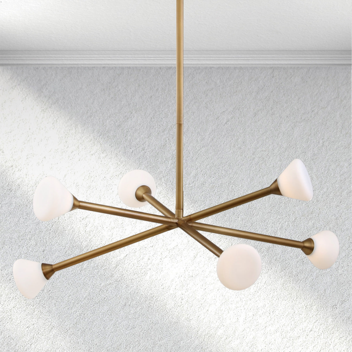 Furnviro Opaline Chandelier