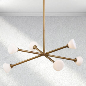 Furnviro Opaline Chandelier