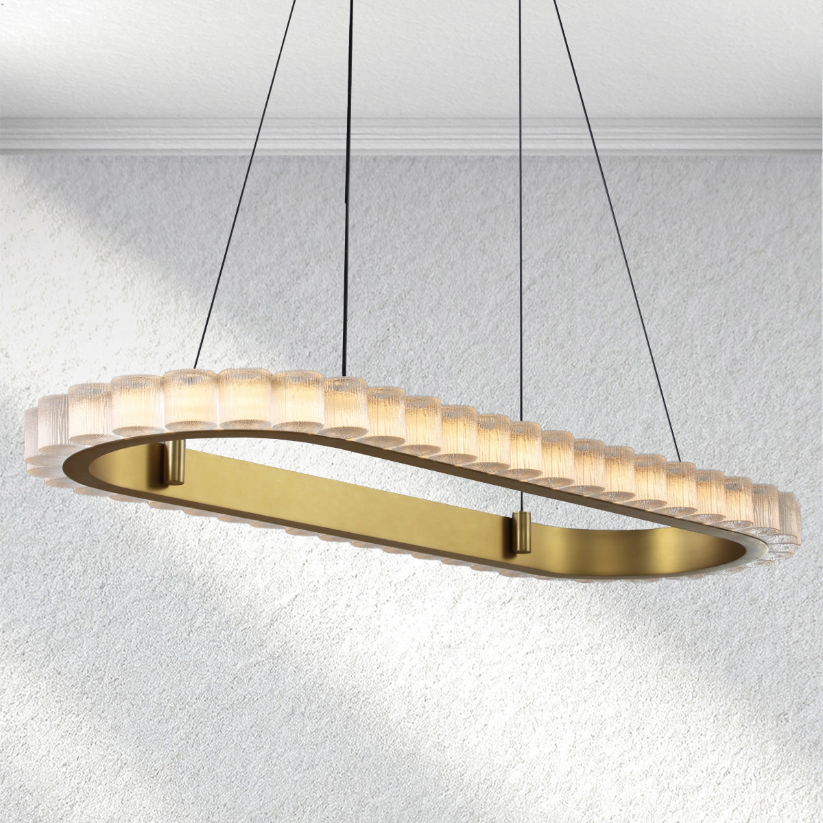 Furnviro Celestia Rectangular Chandelier