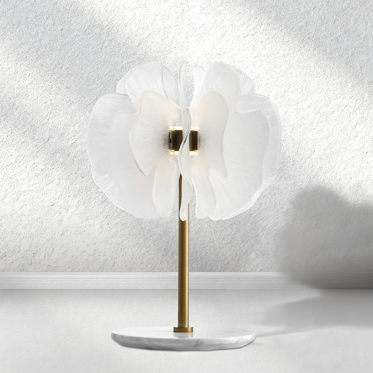Halo Jellyfish Brass Floor Lamps