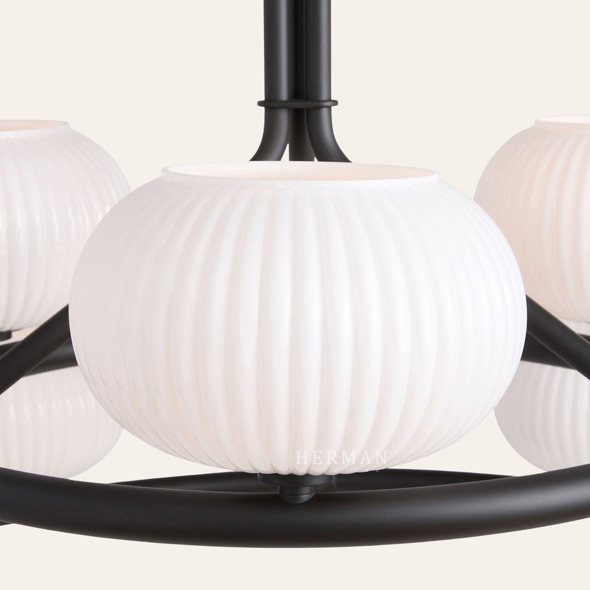 Enzo 48" Glass Double Tier Chandelier