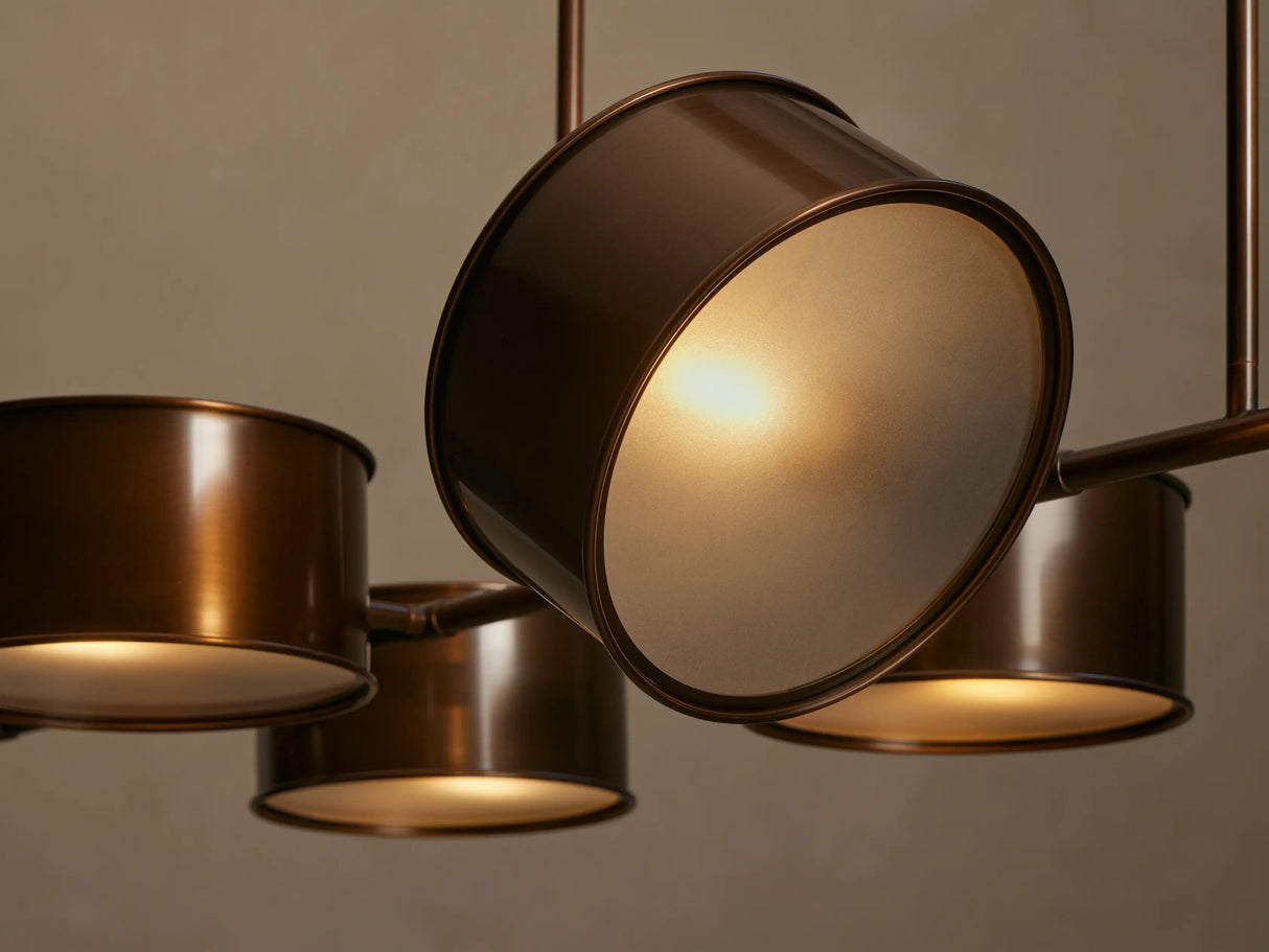Daphne Metal Linear Chandelier