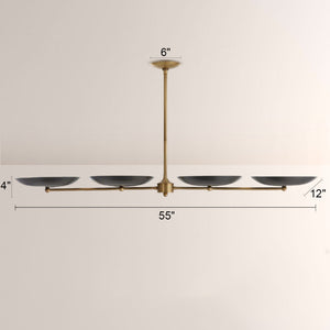 Griffith Bronze Linear Chandelier
