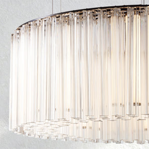 Furnviro Rainfall Round Chandelier