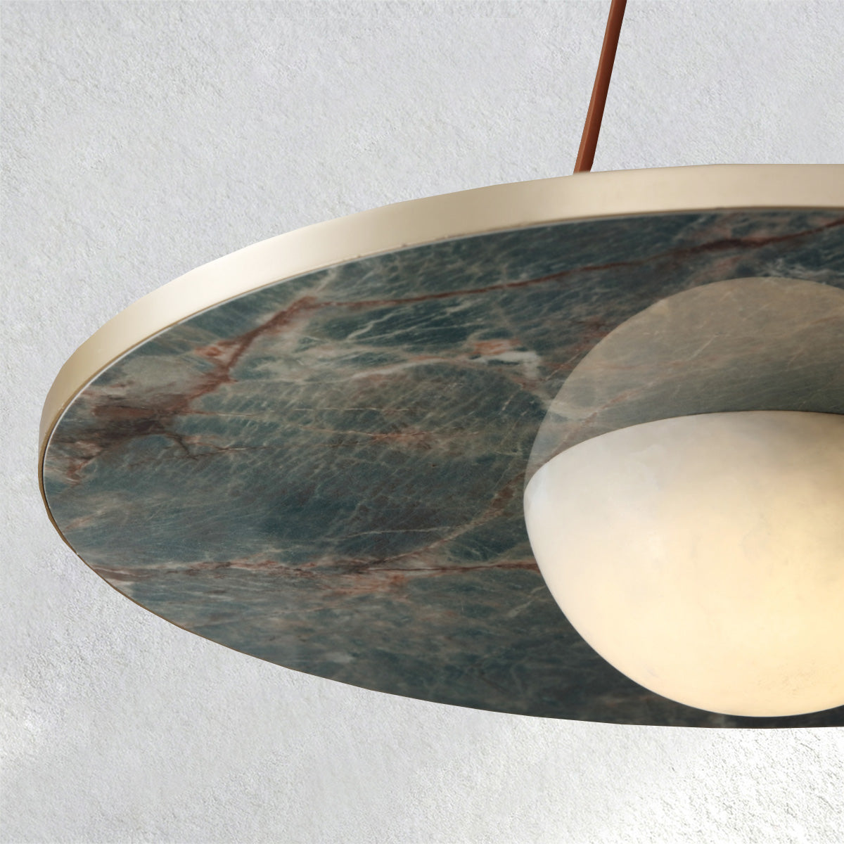 Halo FloatDisc Alabaster Pendant
