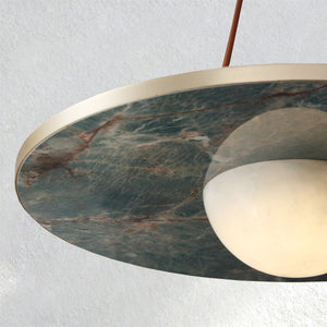 Halo FloatDisc Alabaster Pendant