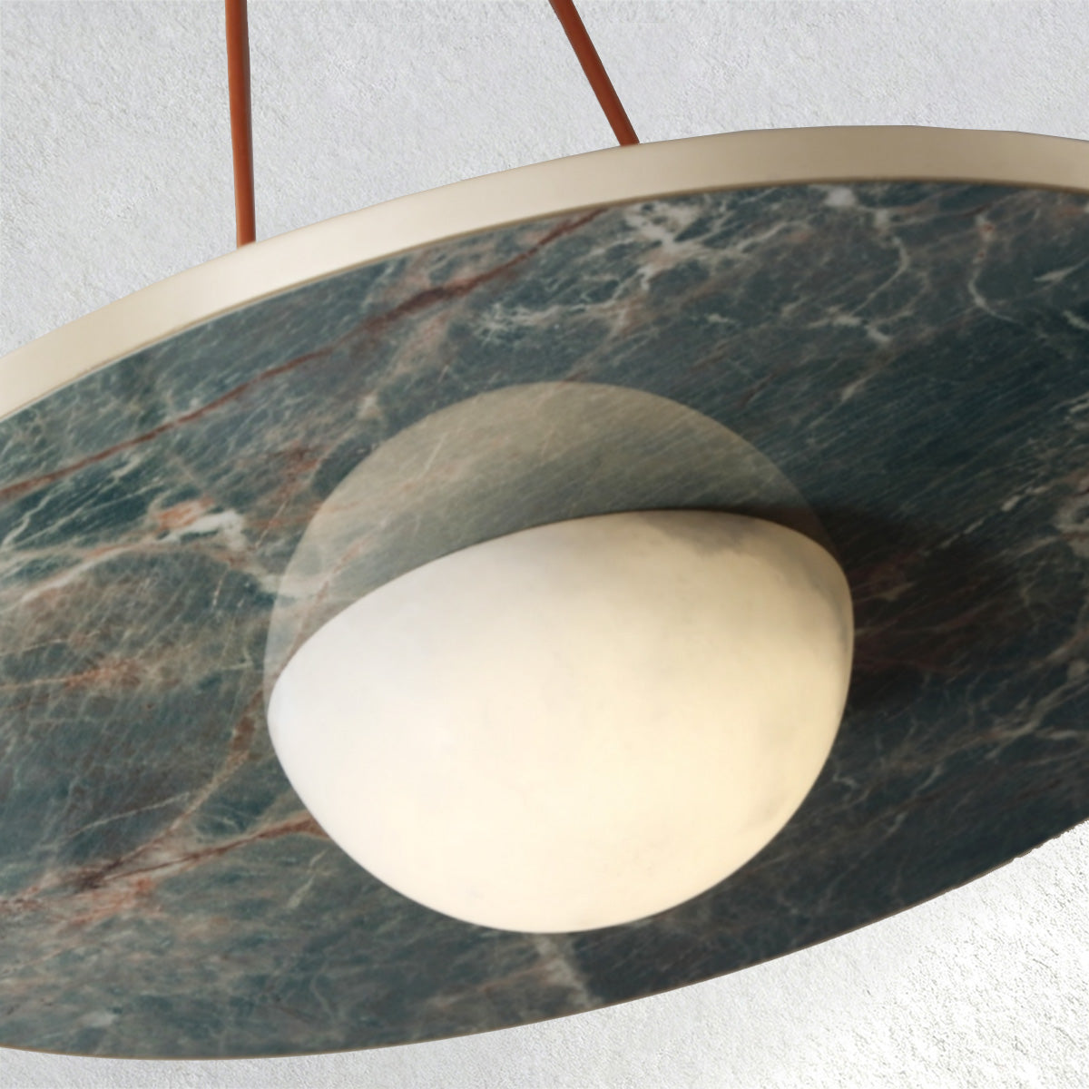 Halo FloatDisc Alabaster Pendant