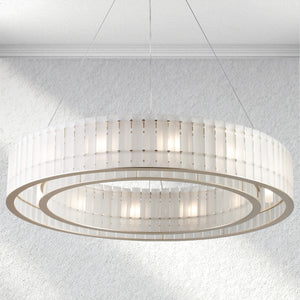 Furnviro Parallel Round Chandelier