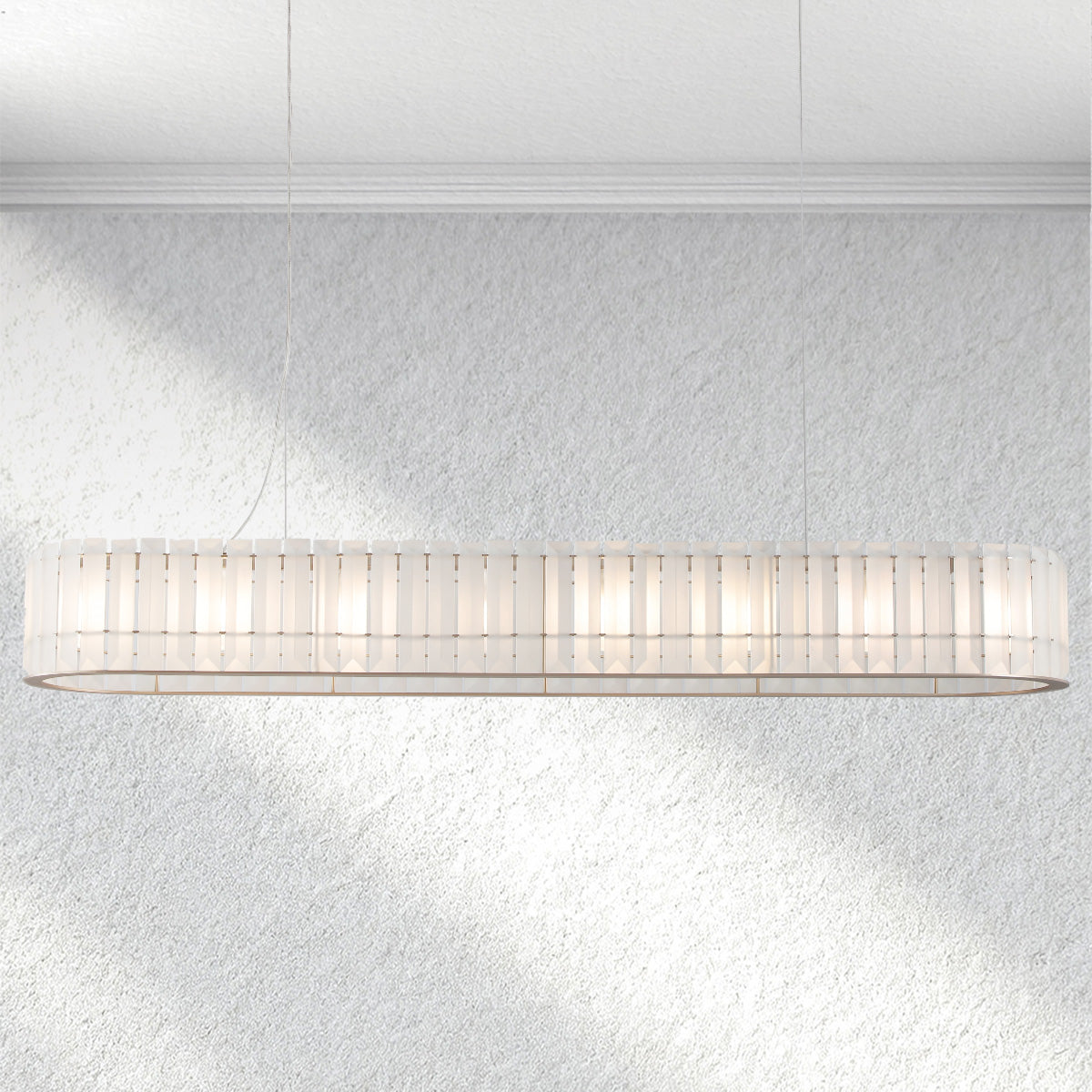 Furnviro Parallel Rectangular Chandelier