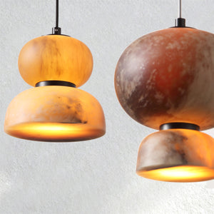 Halo Eterna Alabaster Pendant – Large Circle