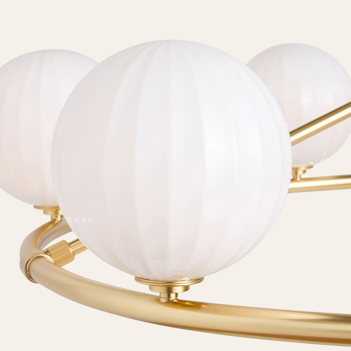 Enzo 48" Glass Round Chandelier